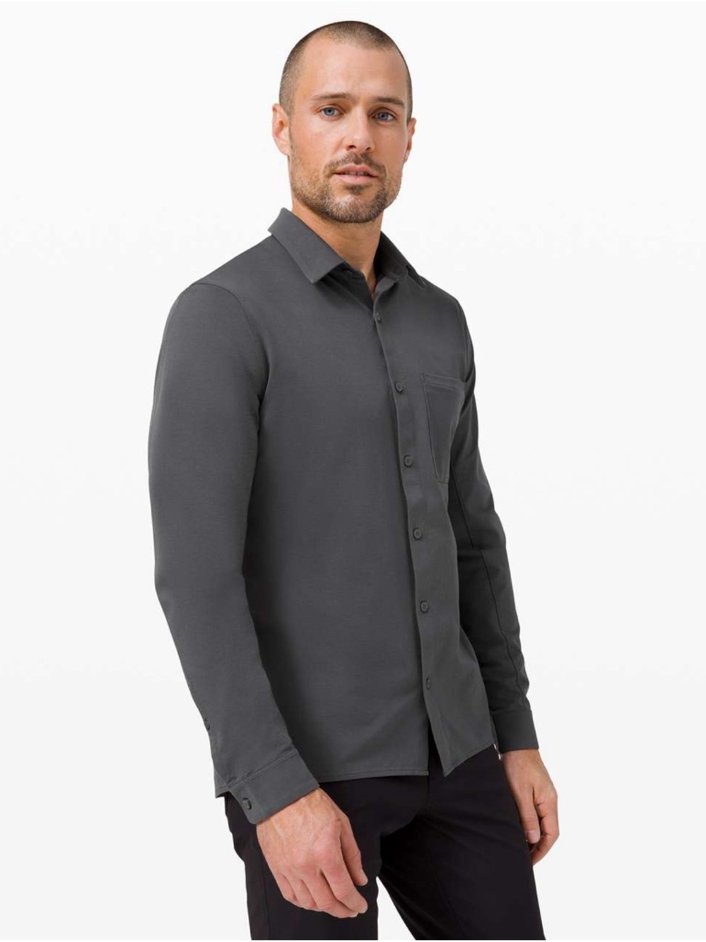 Lululemon Commission Long Sleeve Button Down Shirt - Picture 2 of 9